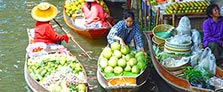 Marché flottant Damnoen Saduak