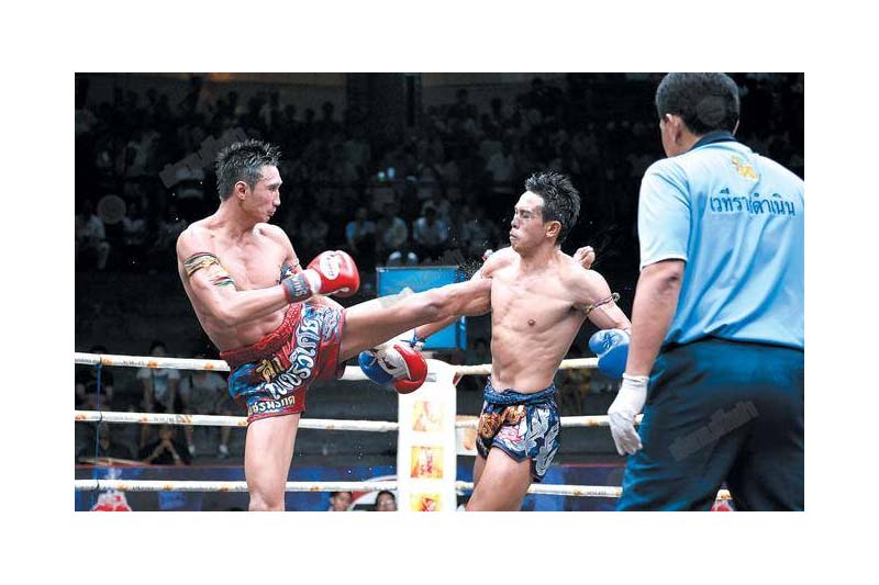 Combats de boxe thai à Bangkok