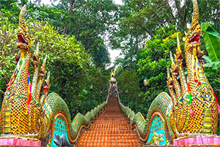 Escalier Doi Suthep