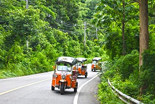 Balade en tuk tuk Chiang Mai