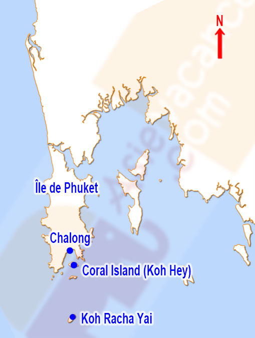 Carte Koh Rok speedboat