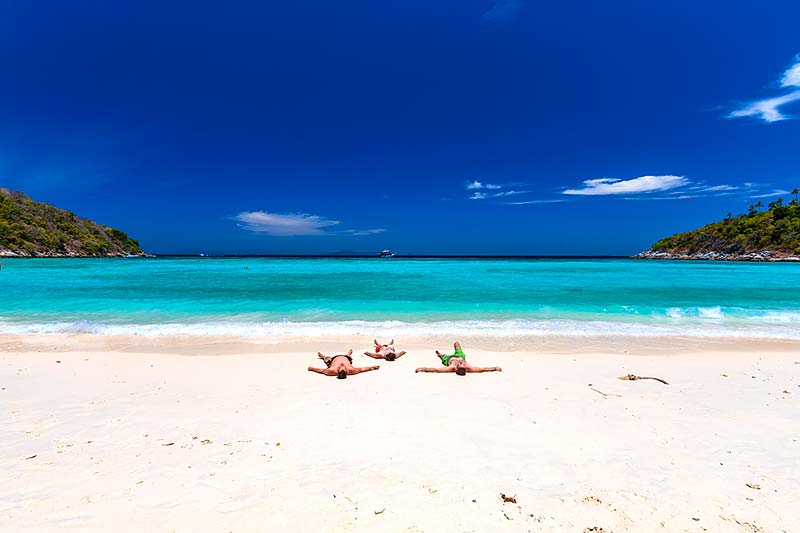 Plage de sable fin